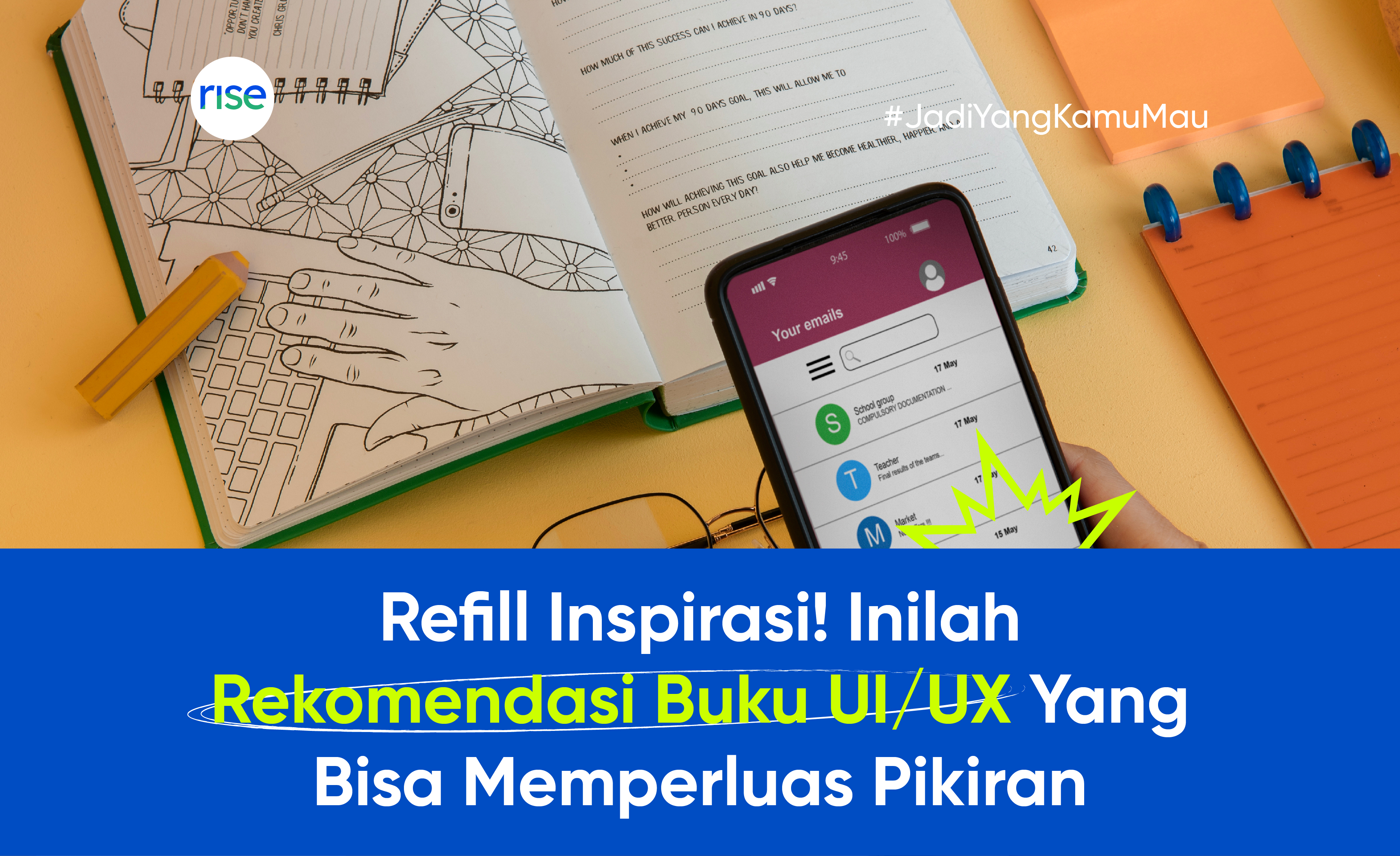 Refill Inspirasi! Inilah Rekomendasi Buku UI/UX Yang Bisa Memperluas Pikiran