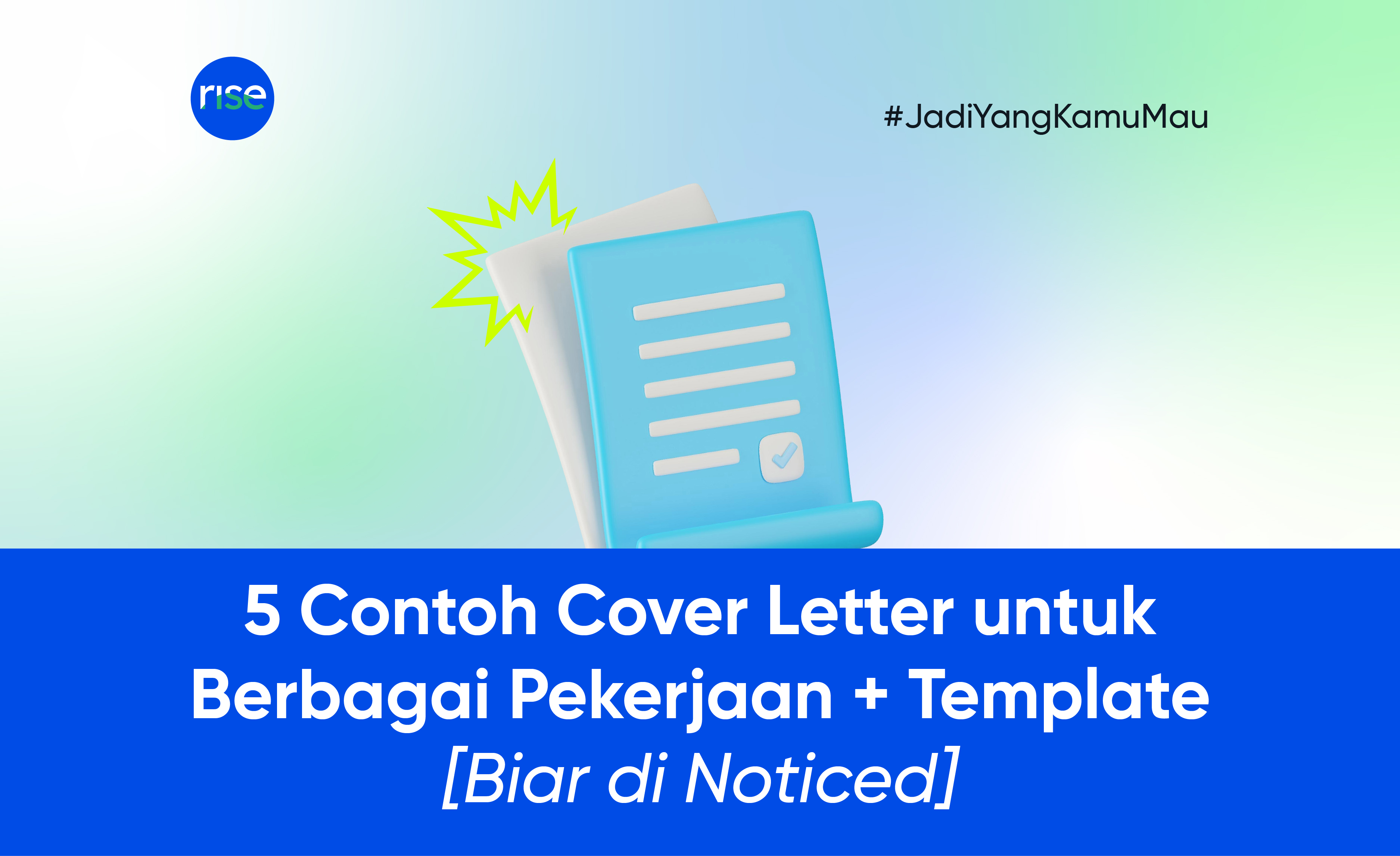 5 Contoh Cover Letter untuk Berbagai Pekerjaan + Template [Biar di Noticed]